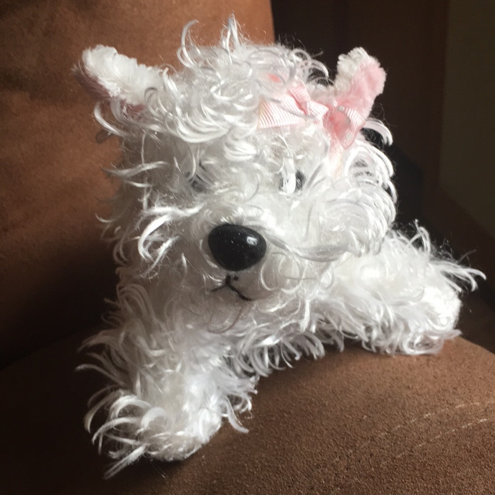 Webkinz Lil’ Kinz White Terrier - plush